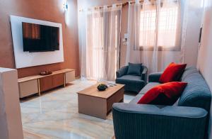 Χώρος καθιστικού στο Les Résidences Davina Hope