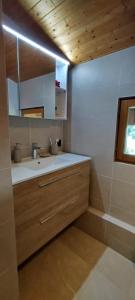 Koupelna v ubytování Demichalet