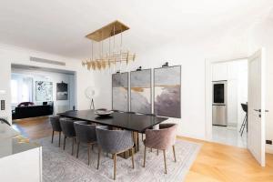 Η κουζίνα ή μικρή κουζίνα στο Hauts-de-Seine Eiffel Tower