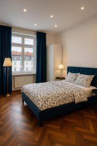 Ένα ή περισσότερα κρεβάτια σε δωμάτιο στο Petit Chatelet Rooms