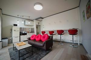 Η κουζίνα ή μικρή κουζίνα στο soleil levant