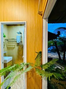 Koupelna v ubytování Thien Phu Homestay and Coffee - Mang Den