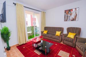 Posezení v ubytování Kiambu Zone Heights