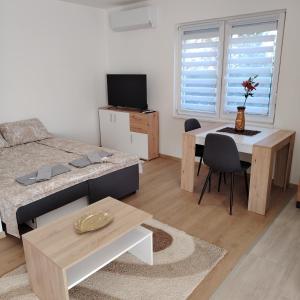 Μια τηλεόραση ή/και κέντρο ψυχαγωγίας στο Elena Airport Apartments