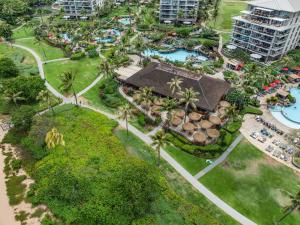 an overhead view of the pool at a resort at Kaanapali Plantation 10 · KPL 10 Panoramic Ocean Views 2BD near in Lahaina