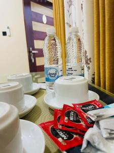 Koupelna v ubytování Great Victoria Palace + 26 fotografií