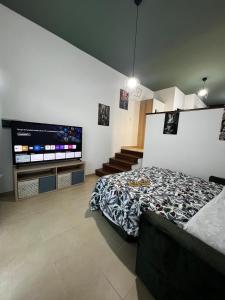 Μια τηλεόραση ή/και κέντρο ψυχαγωγίας στο WonderHouse casa vacanze