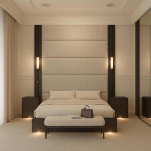 Ένα ή περισσότερα κρεβάτια σε δωμάτιο στο Sparano Palace