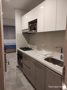 Køkken eller tekøkken på Beautiful Salguero apartment, type Lofs