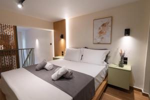 Ένα ή περισσότερα κρεβάτια σε δωμάτιο στο Ground Living