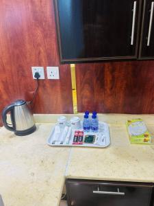 Kuchyň nebo kuchyňský kout v ubytování تاج 2