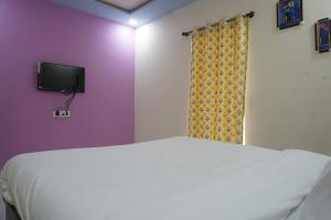 TV a/nebo společenská místnost v ubytování Hotel Royal Inn Dehu