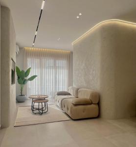 Χώρος καθιστικού στο Noor Apartments