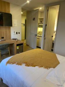 Η κουζίνα ή μικρή κουζίνα στο Hotel Ryo 74b Piso 7 Vip +3 φωτογραφίες