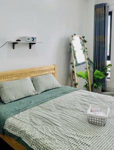 Ένα ή περισσότερα κρεβάτια σε δωμάτιο στο FIhouse appartment