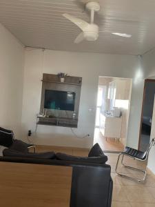 TV a/nebo společenská místnost v ubytování Solar Miranda Olímpia SP Thermas dos Laranjais