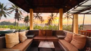 Posezení v ubytování Aloha farms- By the lake