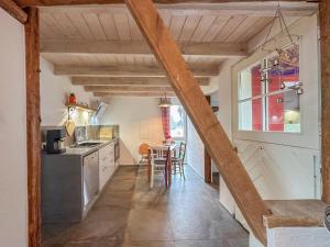 Kuchyň nebo kuchyňský kout v ubytování Harreshof