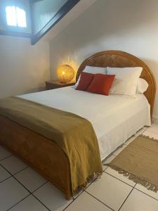 Llit o llits en una habitació de Villa Cliane