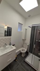 Koupelna v ubytování Appartement Duplex cosy neuf en plein centre