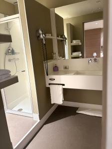 Koupelna v ubytování Gravenhof + 31 fotografií