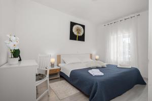 Ένα ή περισσότερα κρεβάτια σε δωμάτιο στο Villa Istria Pipo