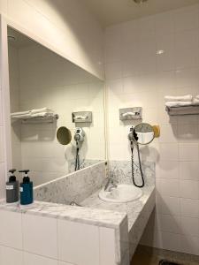 Koupelna v ubytování Gravenhof