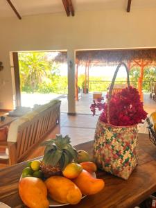 Jídlo v vily nebo okolí