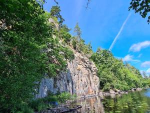オロフストロムにある6 person holiday home in Olofström-By Traumの木の水の山