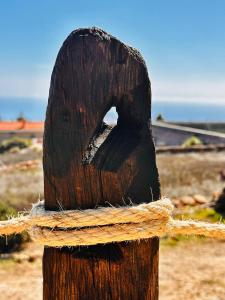 un poste de madera con un nudo en el medio en Las Casitas - Casa Higo, en Granadilla de Abona 36 fotos más