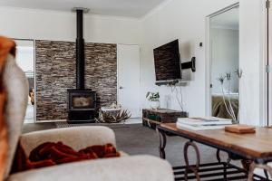 Μια τηλεόραση ή/και κέντρο ψυχαγωγίας στο The Lilly Pad - Hokitika