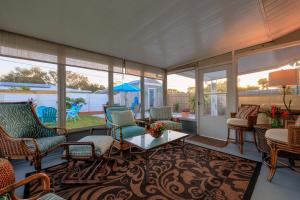 Χώρος καθιστικού στο Hannah House