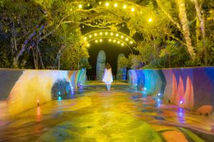 Hồ bơi trong/gần Pachamama Ecolodge Baños de Agua Santa