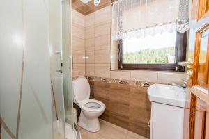 Kúpeľňa v ubytovaní Pokoje Apartamenty Pod Limbą + 37 fotografií