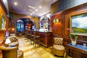 Posezení v ubytování Hotel Casa Gangotena