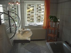 Koupelna v ubytování Ferienwohnung Oswald Fuschlsee