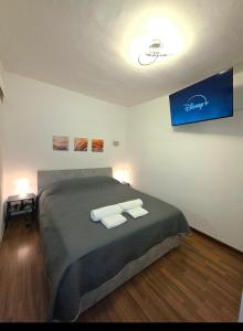 Postel nebo postele na pokoji v ubytování Casa maya - centro - Palacrociere - free parking