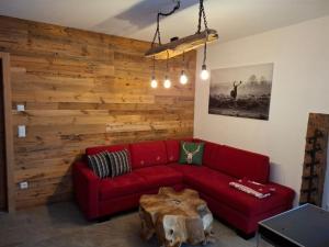 Χώρος καθιστικού στο Chalet Katschberg Panorama