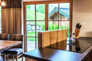 Χώρος καθιστικού στο Bergseegut Chalets +13 φωτογραφίες