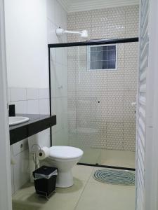 Koupelna v ubytování Pousada Zero Três - 03