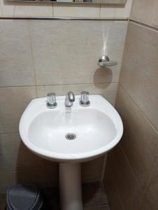 Koupelna v ubytování La Carolina Cabañas