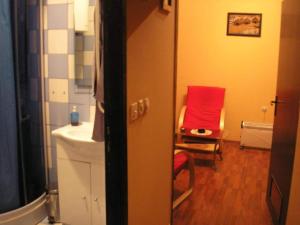 Koupelna v ubytování Comfort Double Room with Terrace and Kitchenette + 34 fotografií