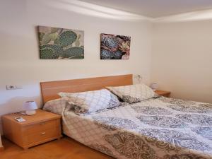 El EsparragalにあるCharming apartment with garden in Almeriaのベッドルーム1室(ベッド1台付) +45枚の写真