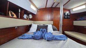 Ένα ή περισσότερα κρεβάτια σε δωμάτιο στο Velero en San Blas