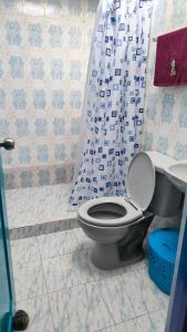 Et badeværelse på La Cabaña