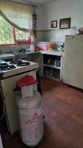 Køkken eller tekøkken på La Cabaña