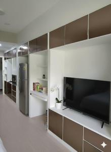 Kuchyň nebo kuchyňský kout v ubytování The Arroz Residence, Amata city, Chonburi