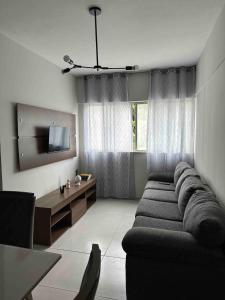 Χώρος καθιστικού στο Apartamento lazer e conforto +30 φωτογραφίες