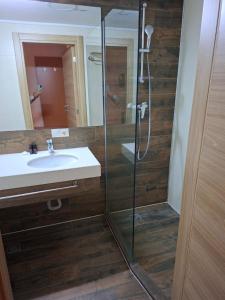 Koupelna v ubytování Family room Orbi Palase Deluxe