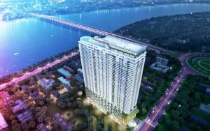 Γενική άποψη της πόλης Πνομ Πενχ ή θέα της πόλης από  αυτό το διαμέρισμα